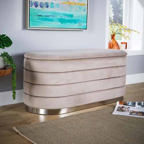 Velvet grey storage - velvet,
