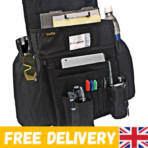 Black car seat tidy organizer - black,