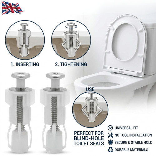 Toilet seat hinges replacement - hinges,