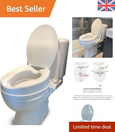 Elevated toilet seat with - toilet,
