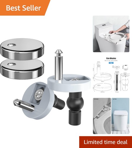 Easy install toilet seat - install, hinge