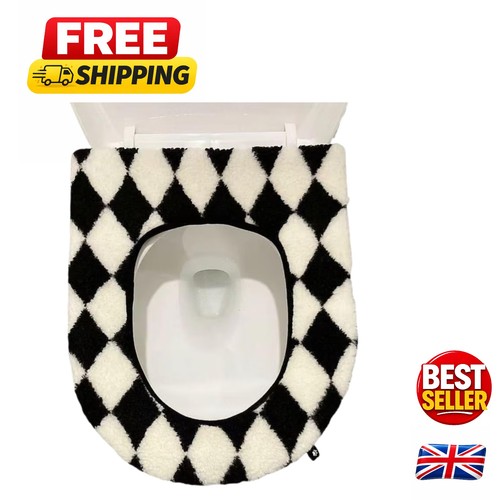 Soft flannel toilet seat - soft,
