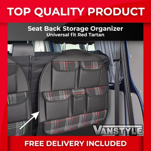 Van car red universal - red, headrest