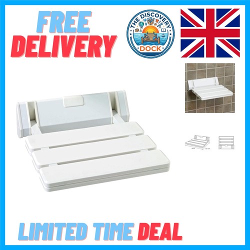 Durable folding shower seat - folding, in